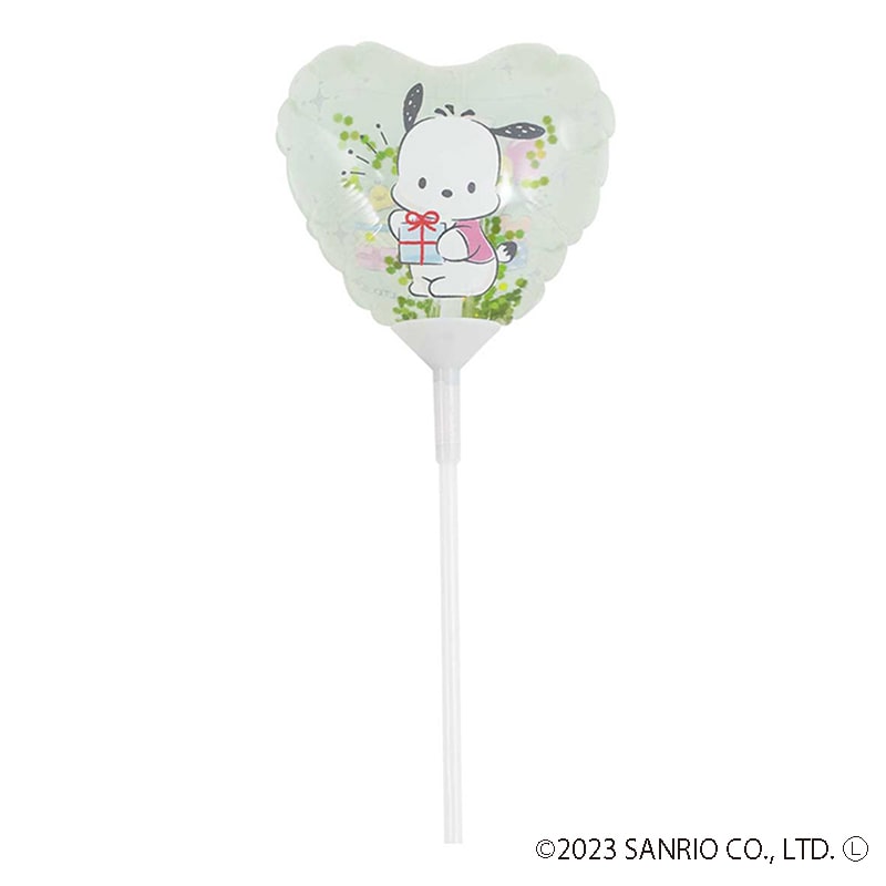 TakaraTec サンリオキャラクターズ　スティックバルーン ポチャッコ 0701070003 1パック（ご注文単位1パック）【直送品】
