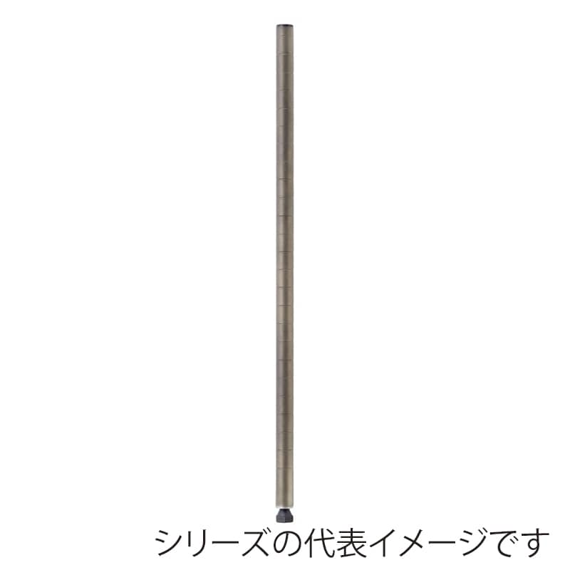 エレクター シェルフパーツ ベーシック ポール ヴィンテージエディション H1400mm シルバー 2本入 1本(ご注文単位1本)【直送品】