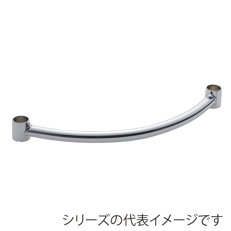 エレクター シェルフパーツ ベーシック サイドハンドル 350mm用 クローム 1本(ご注文単位1本)【直送品】