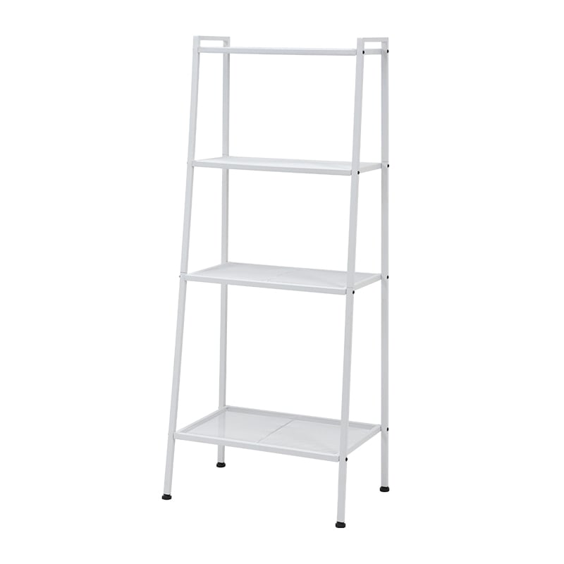 萩原 スチールラック 4段 ホワイト KR-3367WH 1台(ご注文単位1台)【直送品】