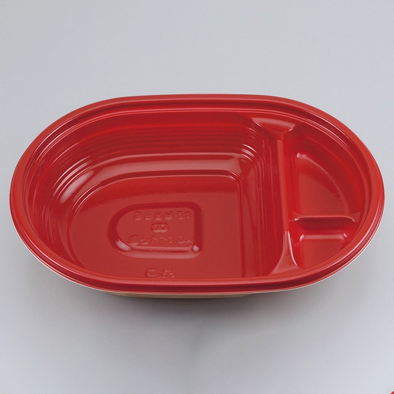シーピー化成 丼容器 BF丼内 本体 24 赤杉 50個/袋(ご注文単位12袋)【直送品】