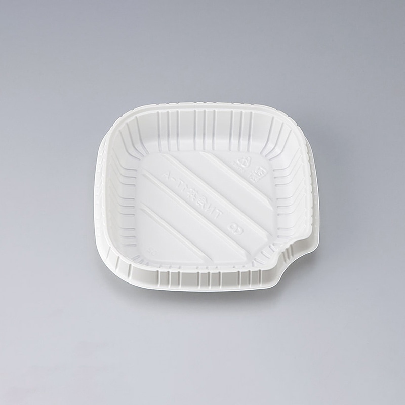 シーピー化成 丼容器 TN角丼 中皿 17-A(N) ホワイト 50枚/袋(ご注文単位18袋)【直送品】