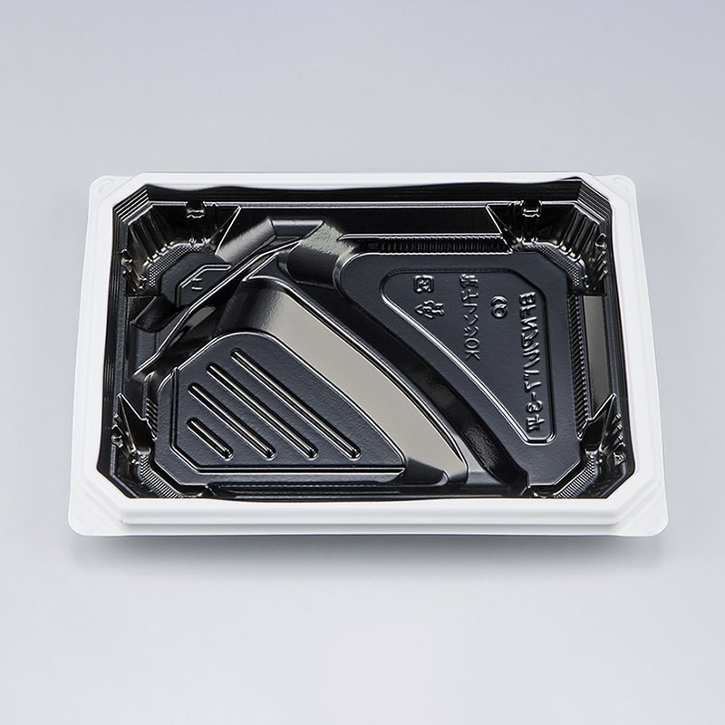 シーピー化成 弁当容器　BFNアルバ　本体 7-3平 BW 50枚/袋（ご注文単位12袋）【直送品】