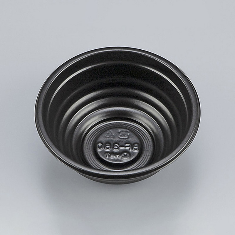 シーピー化成 丼容器 BF-360 本体 黒 50枚/袋