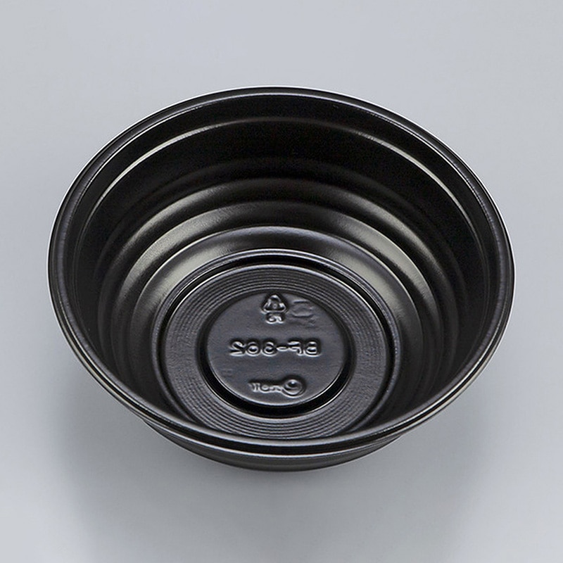 シーピー化成 丼容器 BF-362 本体 黒 50枚/袋