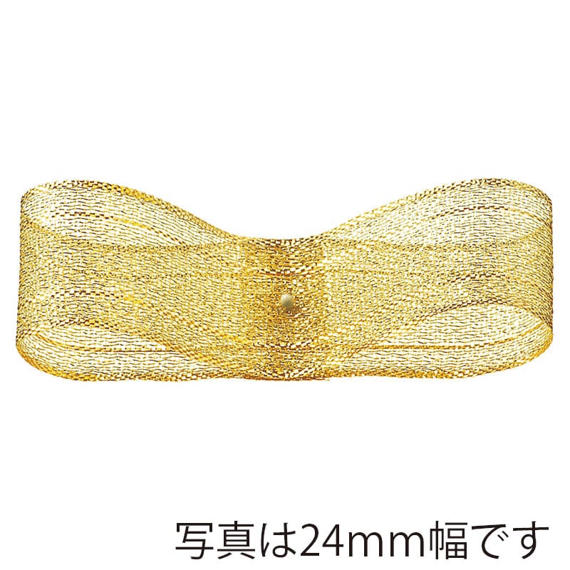 東京リボン リボン　トップメタル　40380 36×30 #1　ゴールド 1巻（ご注文単位1巻）【直送品】