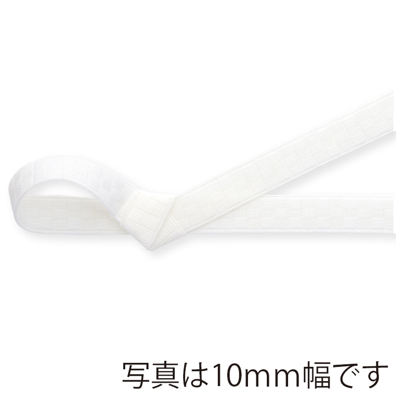 東京リボン ゴムリボン　いちまつゴム　40971 7×19 #1　ホワイト 1巻（ご注文単位1巻）【直送品】
