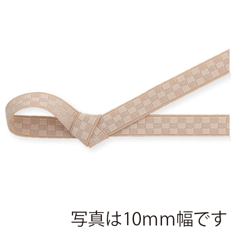 東京リボン ゴムリボン　いちまつゴム　40973 15×19 #33　ベージュ 1巻（ご注文単位1巻）【直送品】