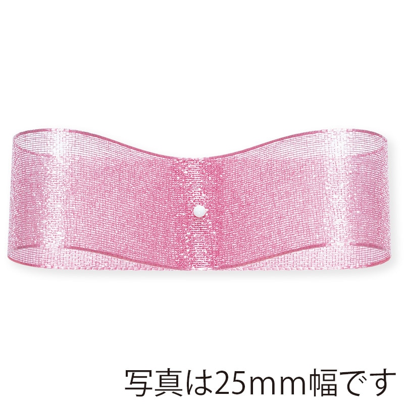 東京リボン リボン ファインクリスタル 41400 18×30 #64 ローズピンク 1巻(ご注文単位1巻)【直送品】