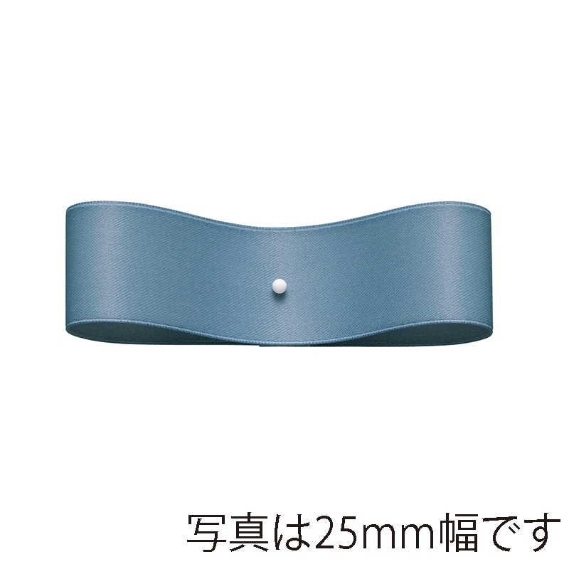 東京リボン リボン サテンプルミエ 50033 40×50 #35 ミストブルー 1巻(ご注文単位1巻)【直送品】