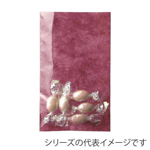 エーワン 不織布平袋 ソフトバッグクリア S2 ボルドー LS0142NC00 100枚/束（ご注文単位1束）【直送品】