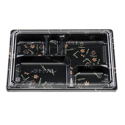 エフピコチューパ 弁当容器 松花堂 本体・蓋セット 203 都 100組/袋(ご注文単位4袋)【直送品】