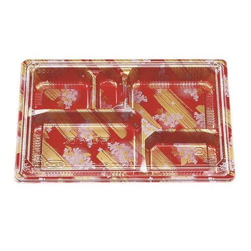 エフピコチューパ 弁当容器 松花堂 本体・蓋セット 203 よしの 100組/袋(ご注文単位4袋)【直送品】