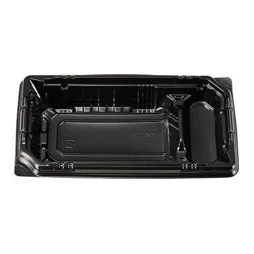 エフピコチューパ 弁当容器 カチ楽 本体 302 黒 50枚/袋(ご注文単位20袋)【直送品】