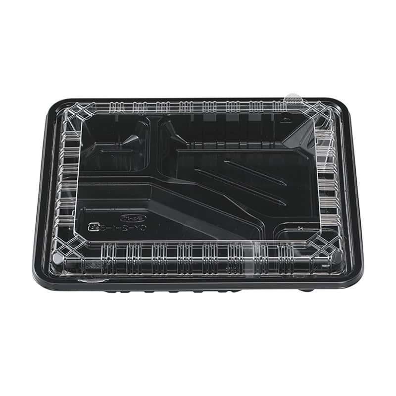 エフピコチューパ 弁当容器 CK弁当 OPS蓋セット CK-2-1 黒 CP520519 50個/袋(ご注文単位8袋)【直送品】