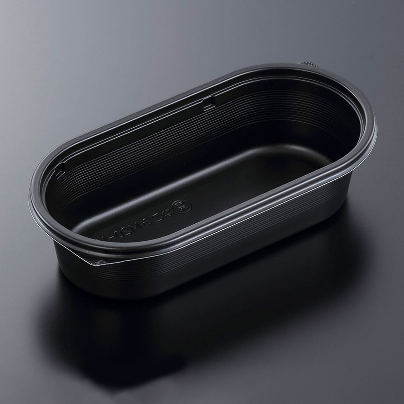 中央化学 弁当容器 CTなごみ 本体 M20-10 BK 50枚/袋(ご注文単位12袋)【直送品】