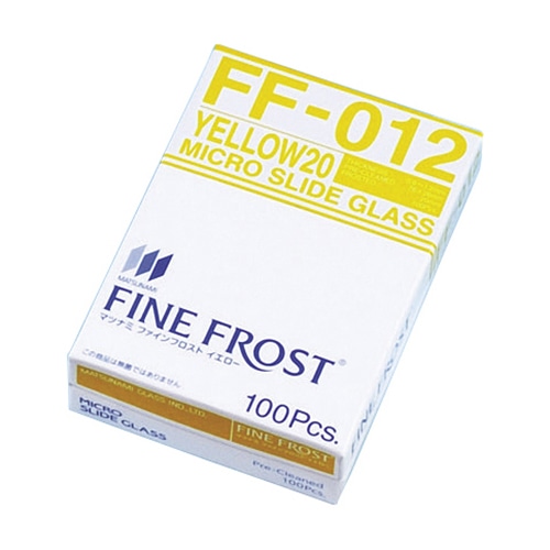 ファインフロスト　20mm　イエロー FF-012　100枚  1個（ご注文単位1個）【直送品】
