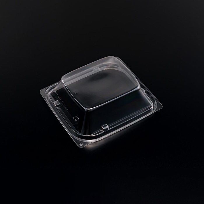 リスパック 惣菜容器 バイオカップ優枠 スマート嵌合蓋 13-11OCH PABH040 50枚/袋(ご注文単位24袋)【直送品】