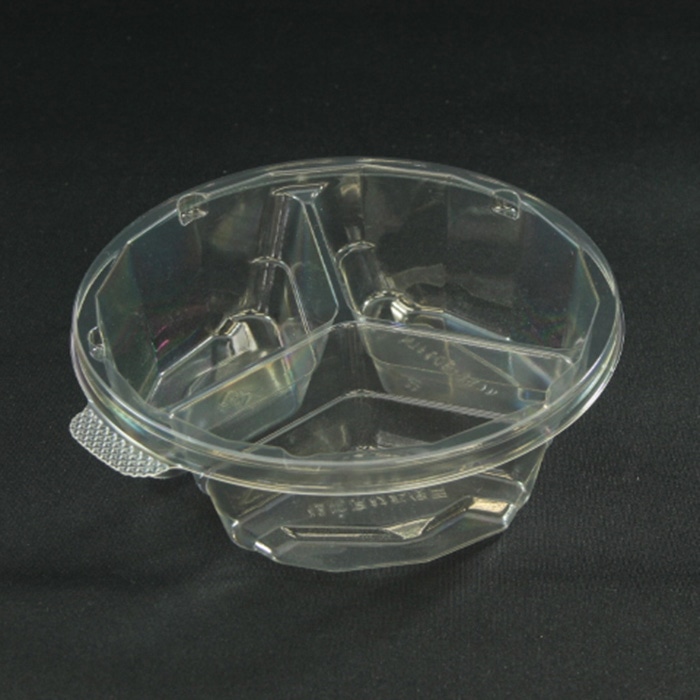 リスパック 惣菜容器　ニュートカップ　NTF　本体 50B-3S深 クリアー 50枚/袋（ご注文単位16袋）【直送品】