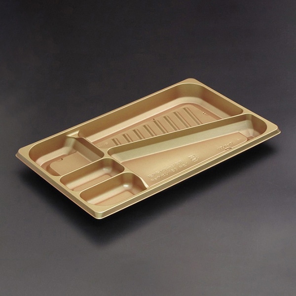 リスパック 弁当容器 饗膳 中皿1 150 ひかり RHHK523 50枚/袋(ご注文単位12袋)【直送品】