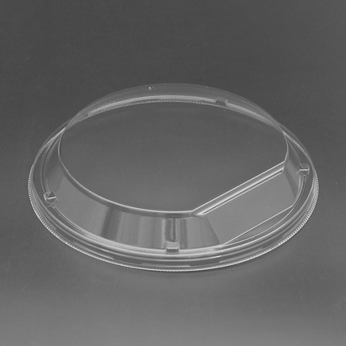 リスパック 弁当容器 饗膳 丸 外嵌合蓋 20ーOC クリアー防曇 RHHK765 50枚/袋(ご注文単位12袋)【直送品】