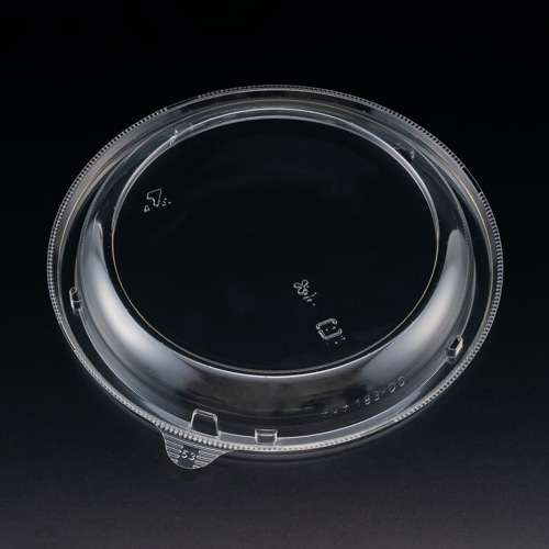 リスパック 冷麺容器 ニュートボール ティナ 内嵌合蓋 183-OC PYBM590 50枚/袋(ご注文単位12袋)【直送品】