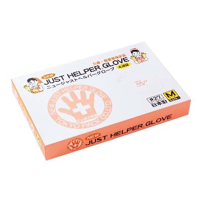 東京パック ニュージャスト ヘルパーグローブ(500枚入)SS 1個(ご注文単位1個)【直送品】