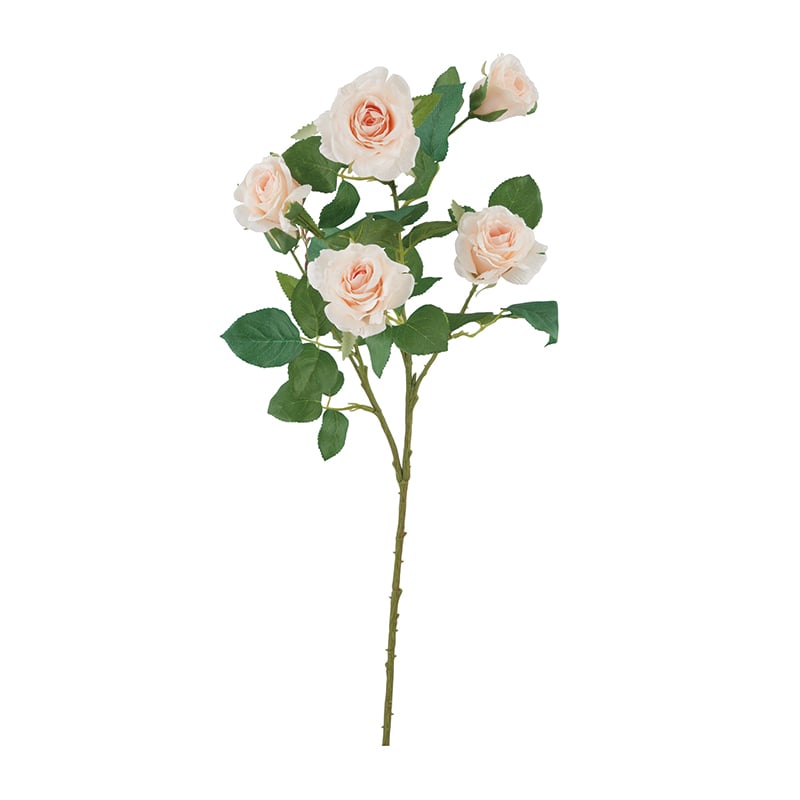 ビバ工芸 造花 エリーナローズスプレー ピーチ VA2507 1本(ご注文単位1本)【直送品】