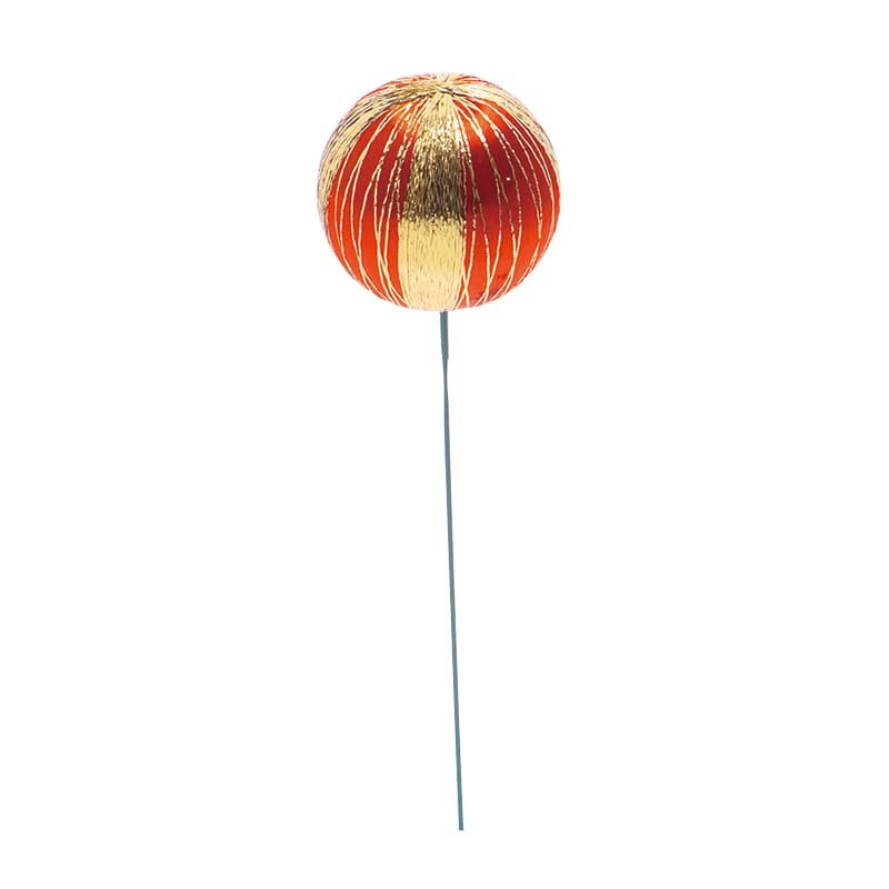 ビバ工芸 ディスプレイ　カラフルボール LL　B／レッド VD6967 1個（ご注文単位1個）【直送品】