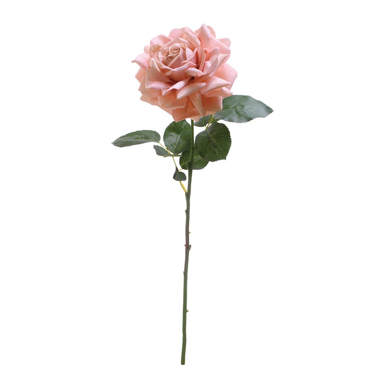 ビバ工芸 造花 ラージベルベットローズ ピンク VE6968 1個(ご注文単位1個)【直送品】