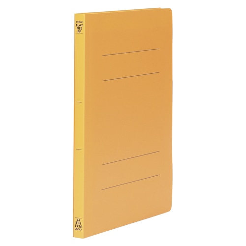 CR-FPA4S-O PPフラットファイルA4S　オレンジ 1冊 (ご注文単位1冊)【直送品】