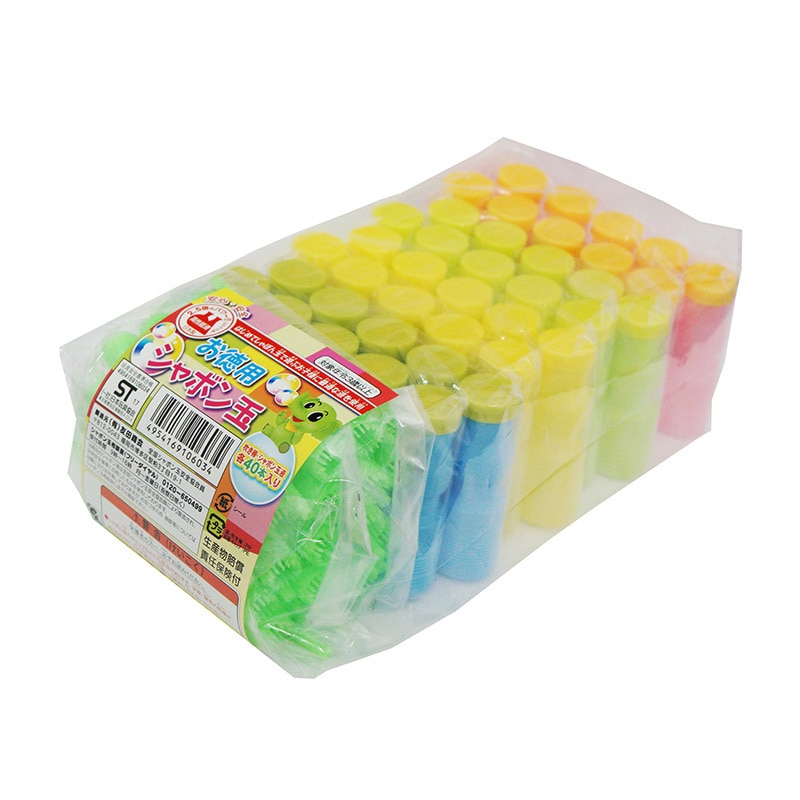 友田商会 お徳用しゃぼん玉 40本 755-00 1個(ご注文単位6個)【直送品】