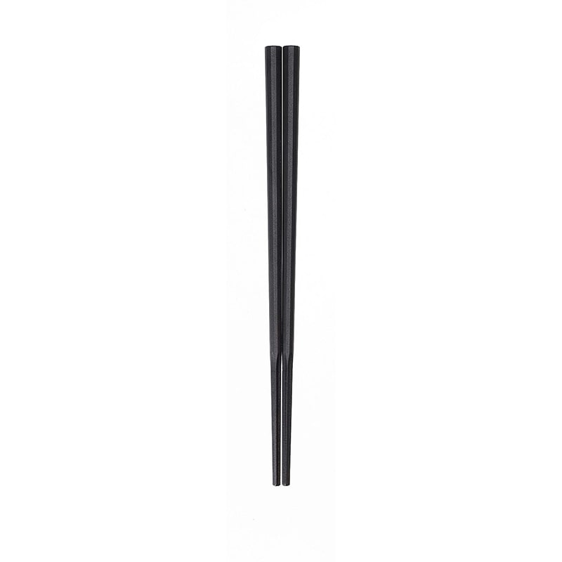 曙産業 10角　ぐる麺箸 21cm 黒　GM-4002 1個（ご注文単位1個）【直送品】