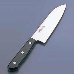 ミソノモリブデン鋼ツバ無し三徳庖丁NO.68118cm　1個（ご注文単位1個）【直送品】