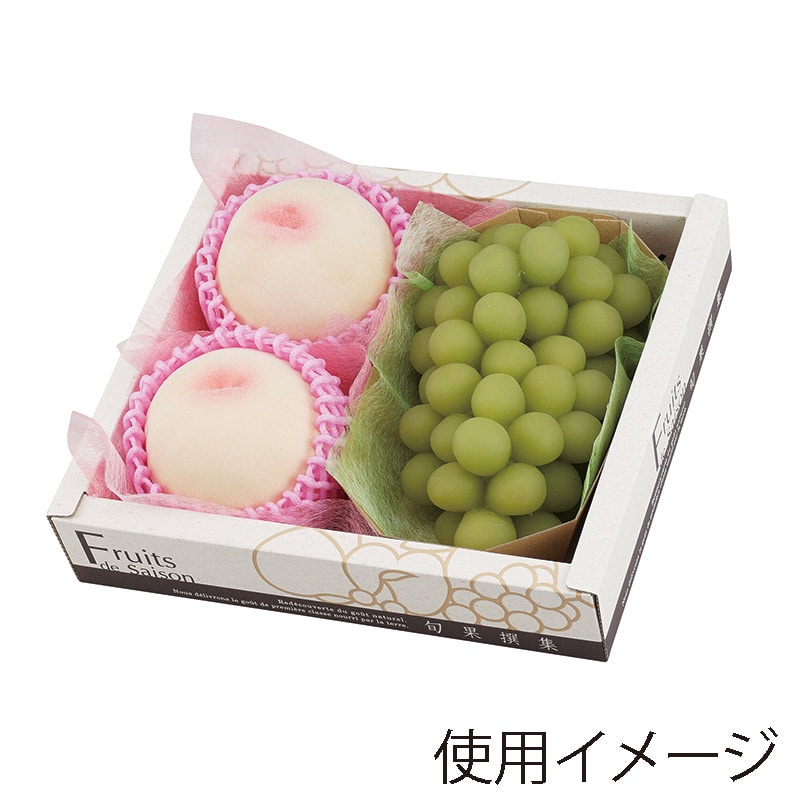 ヤマニパッケージ ギフト箱　ビュッフェトレー　旬果撰集 3F2 L-2381 10枚/束（ご注文単位10束）【直送品】