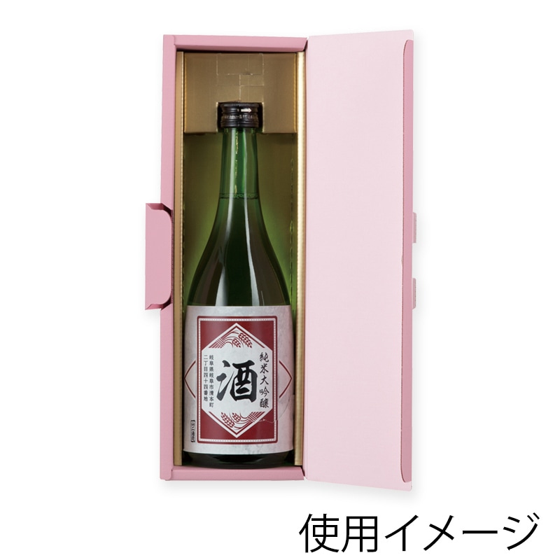 ヤマニパッケージ エスポア　シャンパンワイン兼用箱 1本 K-1491　さくら 50枚/箱（ご注文単位1箱）【直送品】