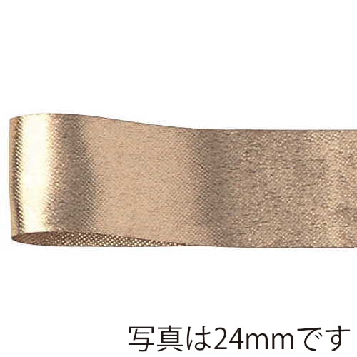 青山 リボン 両面メタリックサテン 1552 19×23 #04 1巻(ご注文単位1巻)【直送品】