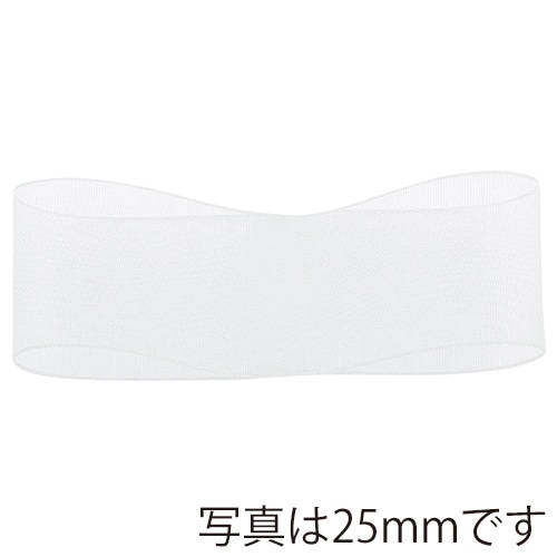 青山 リボン スーパーオーガンジー 0217 15×30 #01 1巻(ご注文単位1巻)【直送品】