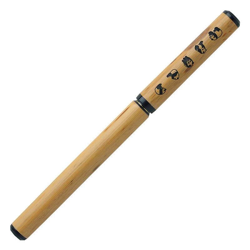あかしや 天然竹筆ペン パンダ 桐箱入り AK3200MK-58 1個(ご注文単位1個)【直送品】