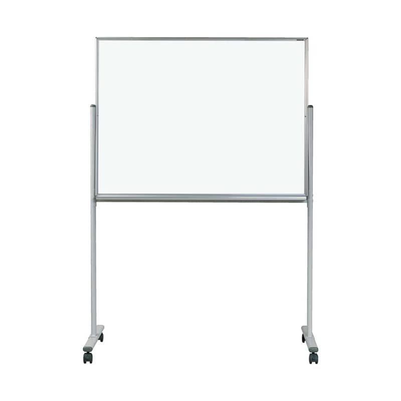 馬印 マジ　スチール製ホワイトボード　片面脚付 スタンダード　無地 MV34TN 1台（ご注文単位1台）【直送品】