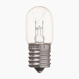 ヤザワコーポレーション 白熱電球 ナツメ球 T20 E17 10W クリア T201710C 1個(ご注文単位1個)【直送品】
