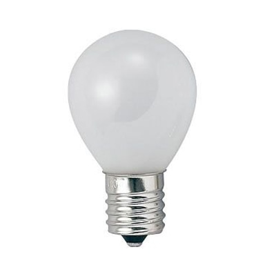 ヤザワコーポレーション 白熱電球 ミニランプ S35 E17 10W フロスト S351710F 1個(ご注文単位1個)【直送品】