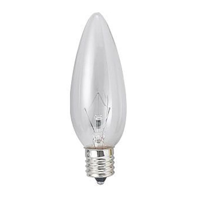 ヤザワコーポレーション 白熱電球 シャンデリア球 C32 E14 25W クリア C321425C 1個(ご注文単位1個)【直送品】