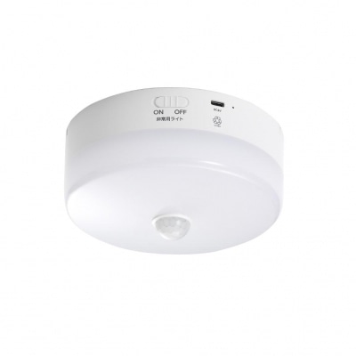 ヤザワコーポレーション 充電式ミニシーリングライト 60形相当 昼光色 CELMS60D02 1個(ご注文単位1個)【直送品】
