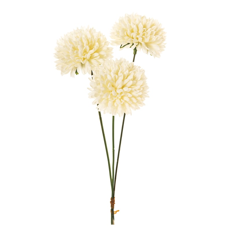 東京堂 造花　ピンポンマムピック FM2927 クリーム 1束（ご注文単位1束）【直送品】