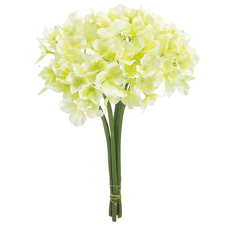 東京堂 造花 サラハイドレンジア FM4182 クリームグリーン 1束(ご注文単位1束)【直送品】