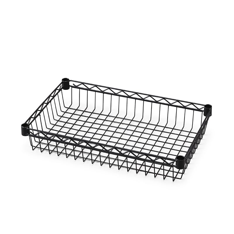 アイリスオーヤマ カラーメタルラックパーツ バスケット棚板 幅55cm ブラック CMM-5535BT 1枚(ご注文単位1枚)【直送品】