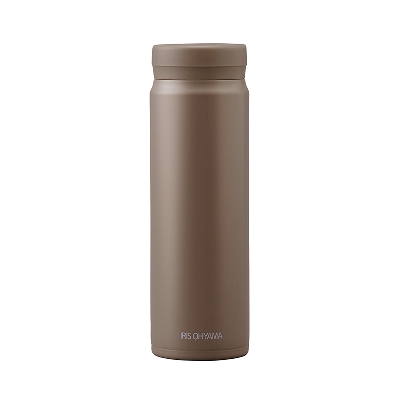 アイリスオーヤマ ステンレスマグボトル　スクリュー 500ml　モカ SM-S500 1個（ご注文単位1個）【直送品】