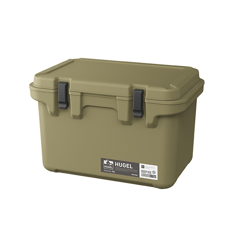 アイリスオーヤマ ヒューゲル クーラーボックス 40L カーキ TC-40 1個(ご注文単位1個)【直送品】