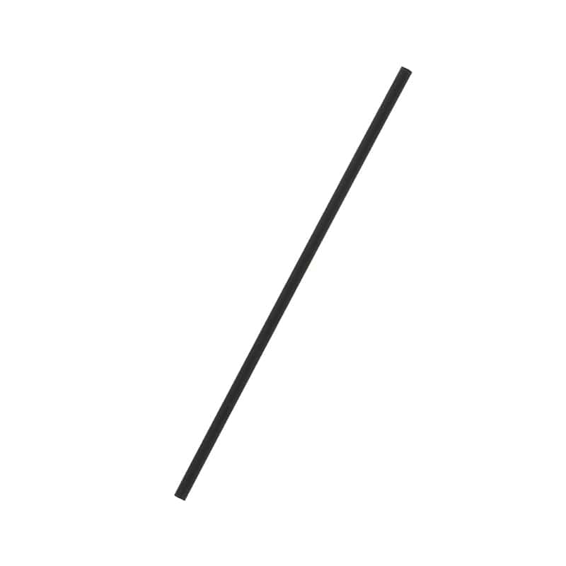 羽柴化成工業 ストレートストロー 4.5×180mm 裸 黒 1000本/箱(ご注文単位20箱)【直送品】